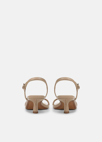 Tilda Leather Heeled Sandal in Heels - WARM ALMOND | VINCE Women