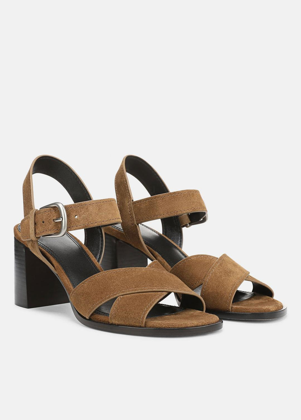Salma Suede Heeled Sandal in Heels - ELMWOOD | VINCE Women