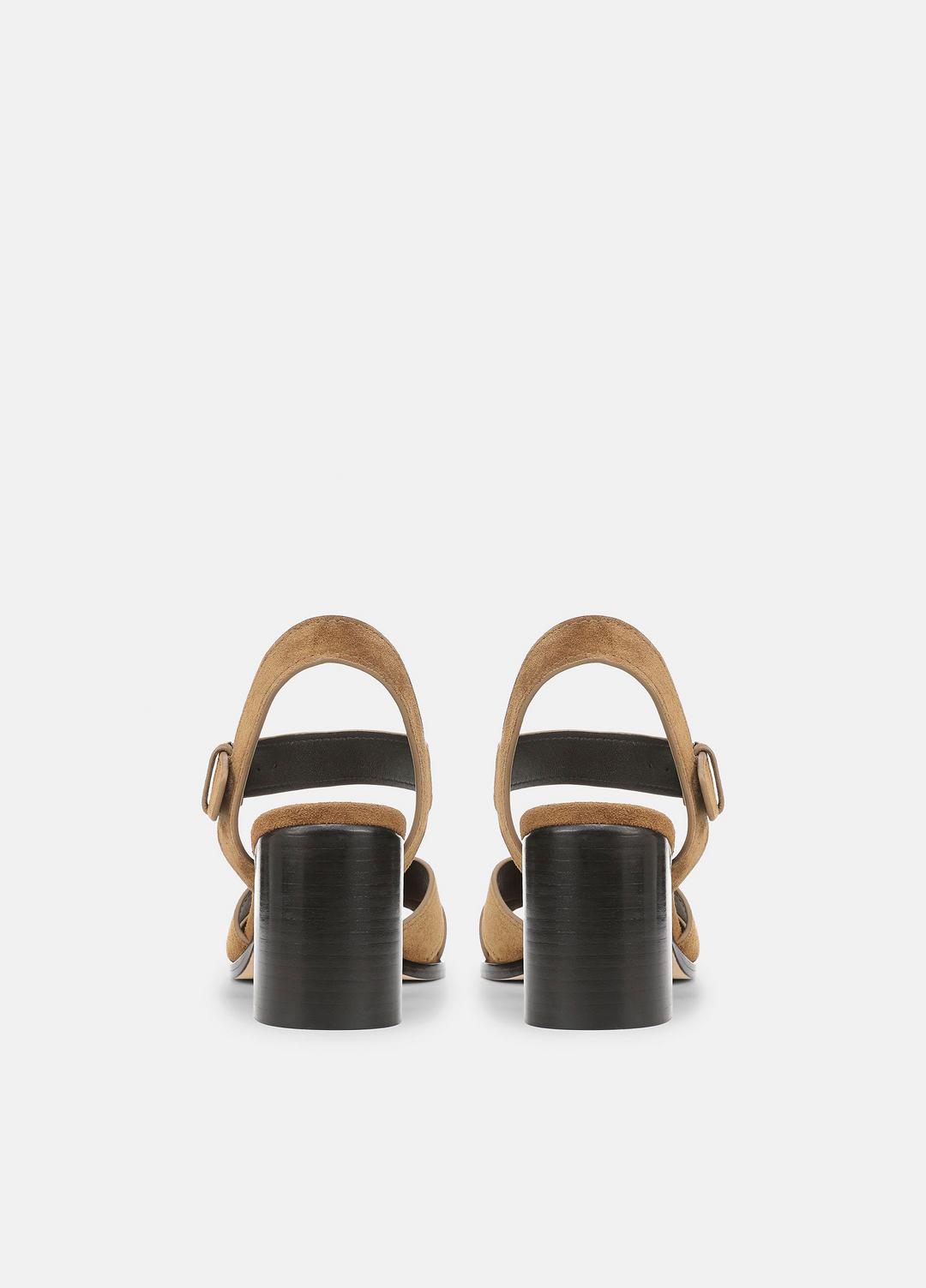 Salma Suede Heeled Sandal in Heels - ELMWOOD | VINCE Women