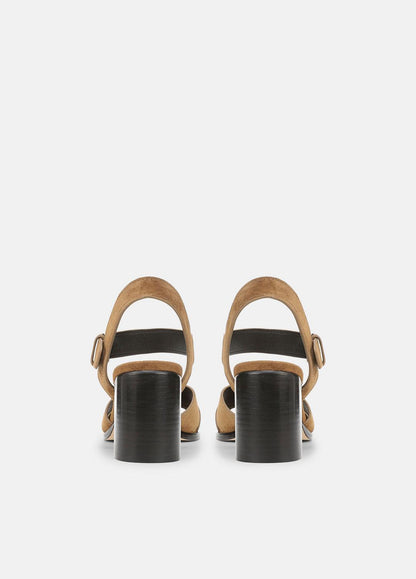 Salma Suede Heeled Sandal in Heels - ELMWOOD | VINCE Women