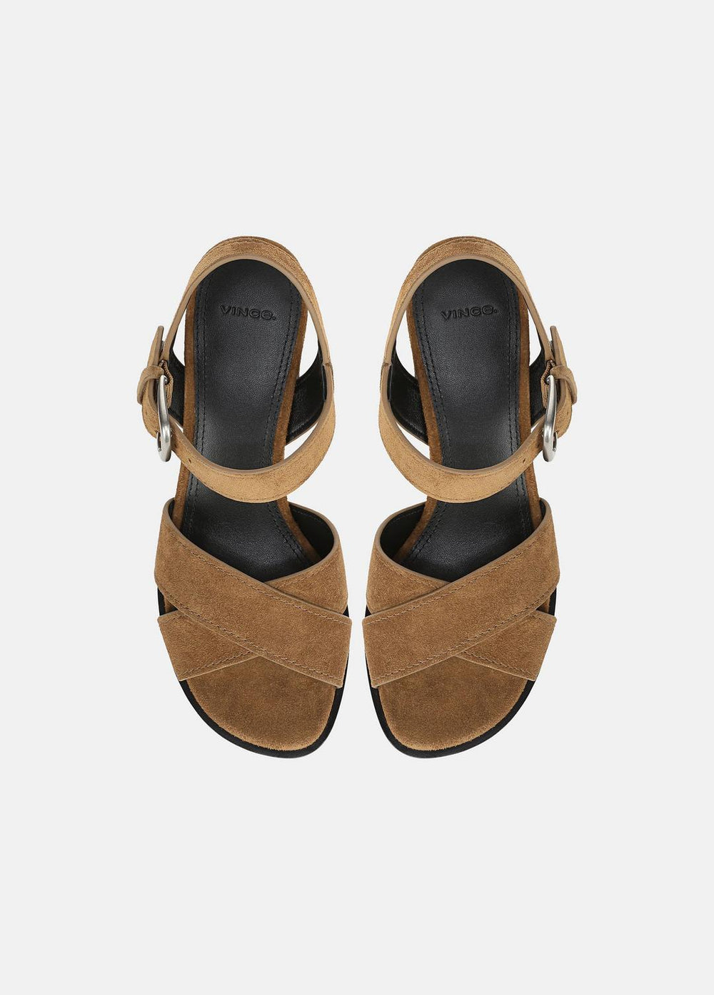 Salma Suede Heeled Sandal in Heels - ELMWOOD | VINCE Women