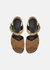 Salma Suede Heeled Sandal in Heels - ELMWOOD | VINCE Women