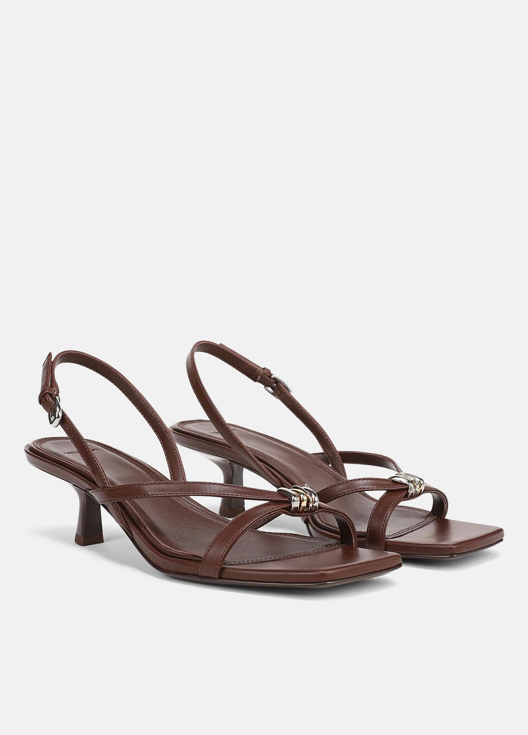 Tali Slingback Sandal in Heels - MOLTON BROWN | VINCE Women