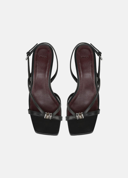 Tali Slingback Sandal in Heels - BLACK | VINCE Women