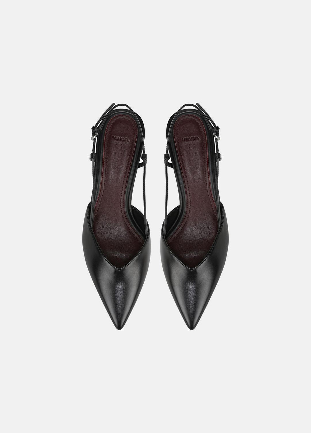 Levvy Leather Slingback Heel in Heels - BLACK | VINCE Women