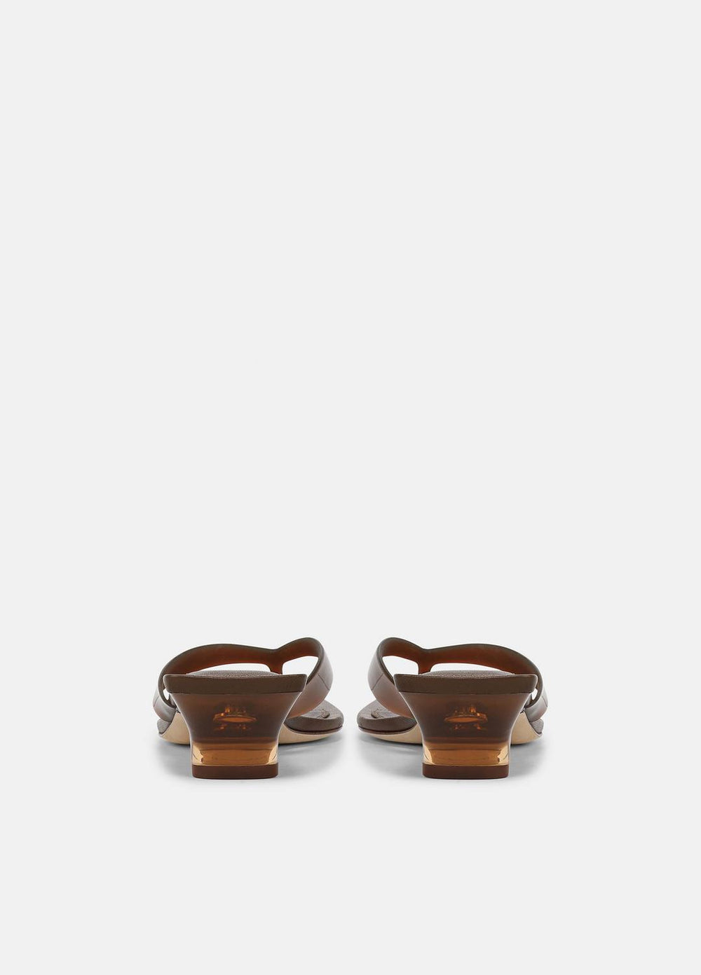 San Juan Jelly Heeled Thong Sandal in Sandals - SADDLE | VINCE Women