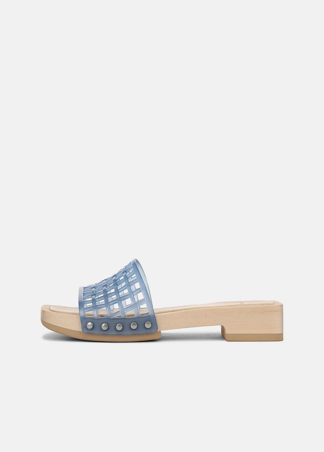 Barbara Jelly Slide Sandal in Sandals - SURF BLUE | VINCE Women