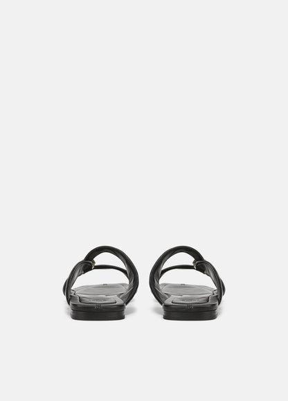 Vilma Leather Slide Sandal in Sandals - BLACK | VINCE Women