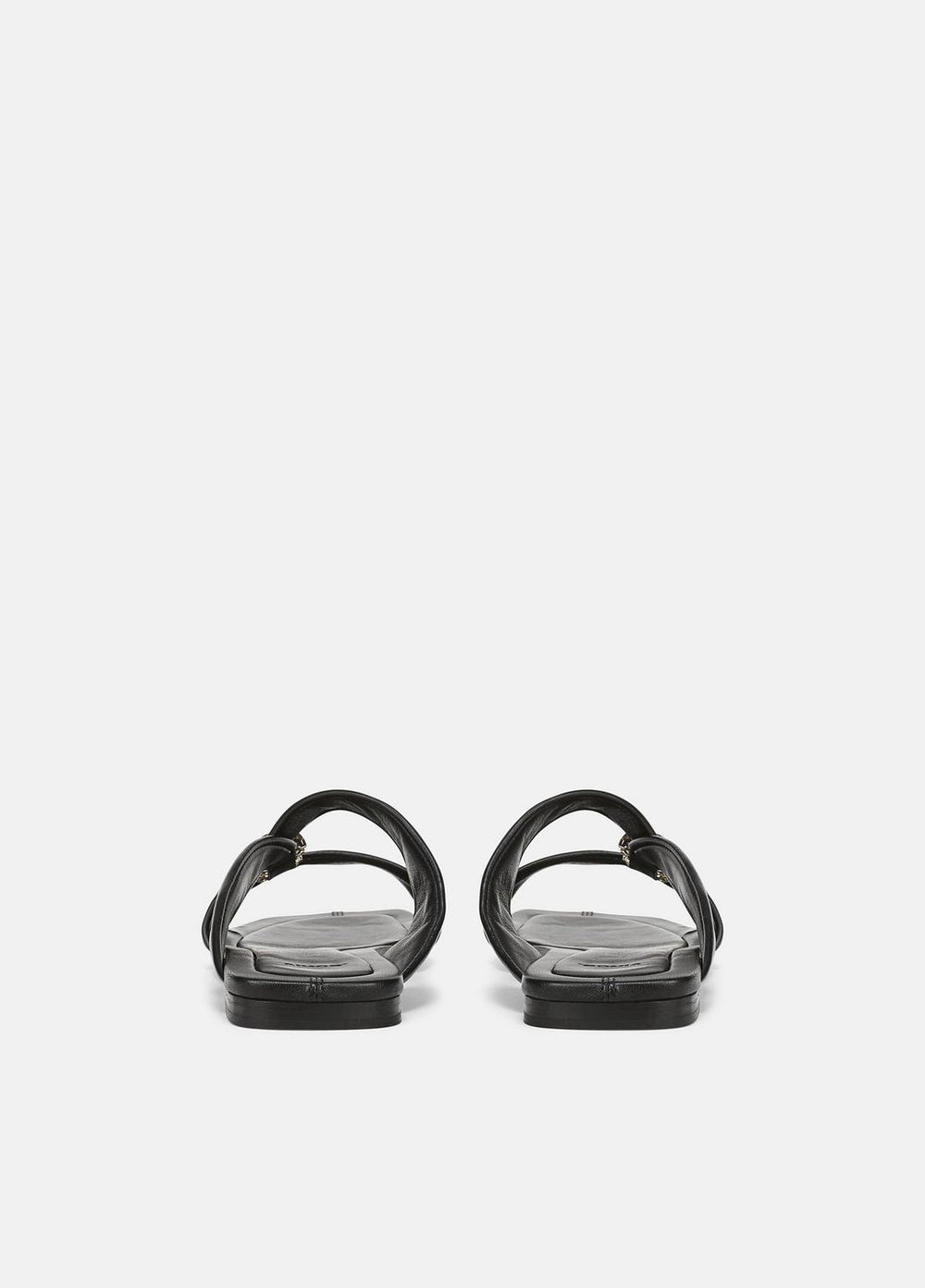 Vilma Leather Slide Sandal in Sandals - BLACK | VINCE Women