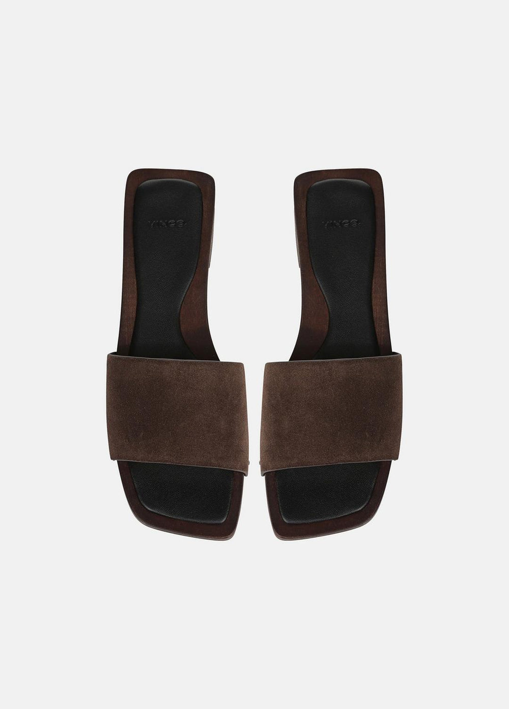 Barbara Leather Slide Sandal in Sandals - DARK MOCHA | VINCE Women