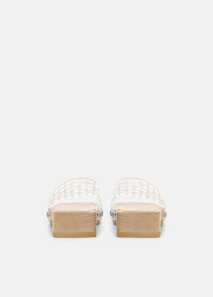 Barbara Jelly Slide Sandal in Sandals - CLEAR | VINCE Women