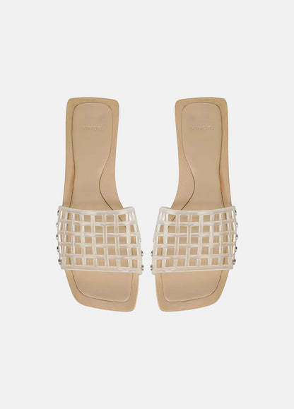 Barbara Jelly Slide Sandal in Sandals - CLEAR | VINCE Women