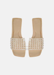 Barbara Jelly Slide Sandal in Sandals - CLEAR | VINCE Women
