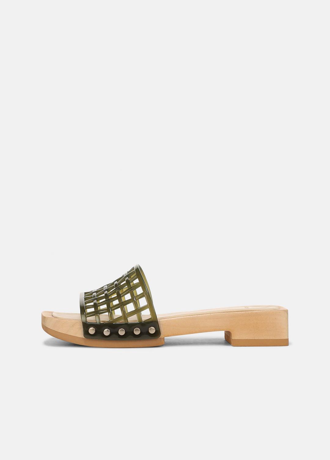 Barbara Jelly Slide Sandal in Sandals - CHIVE | VINCE Women