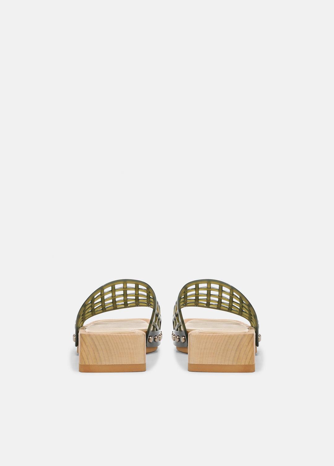 Barbara Jelly Slide Sandal in Sandals - CHIVE | VINCE Women