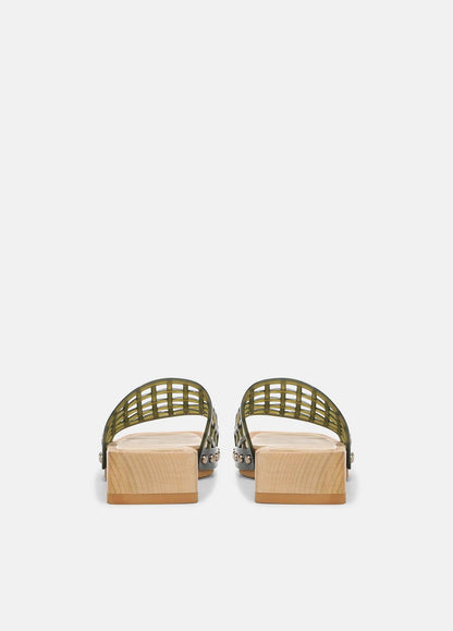 Barbara Jelly Slide Sandal in Sandals - CHIVE | VINCE Women