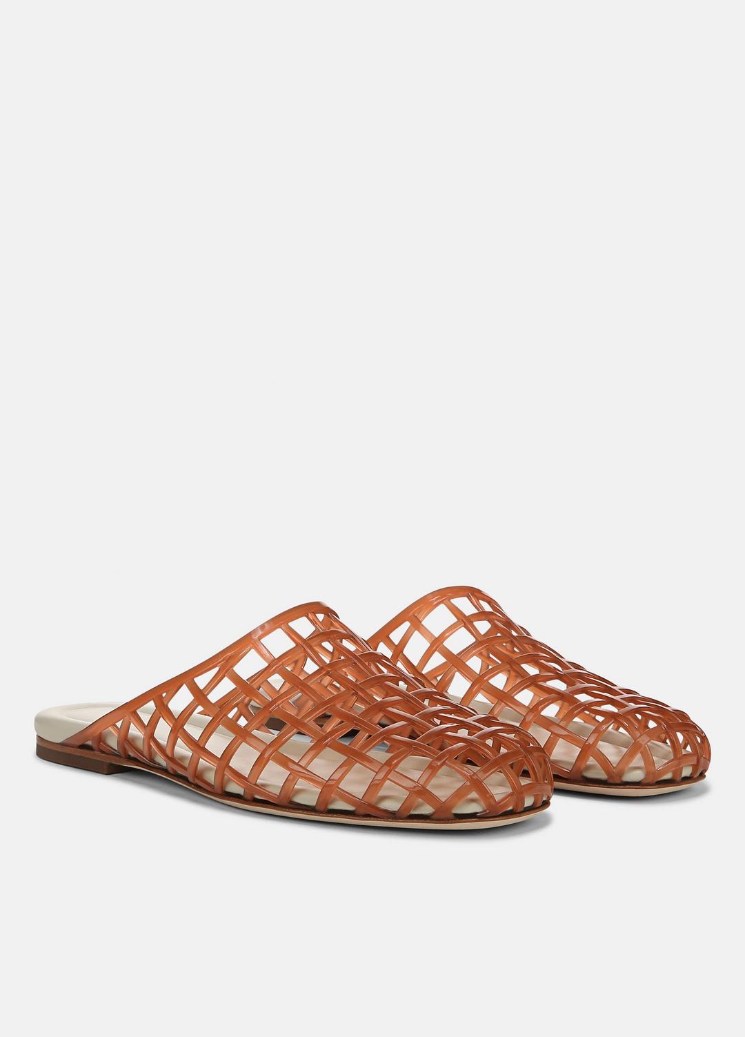 Barcelona Jelly Sandal in Sandals - DARK AMBER | VINCE Women