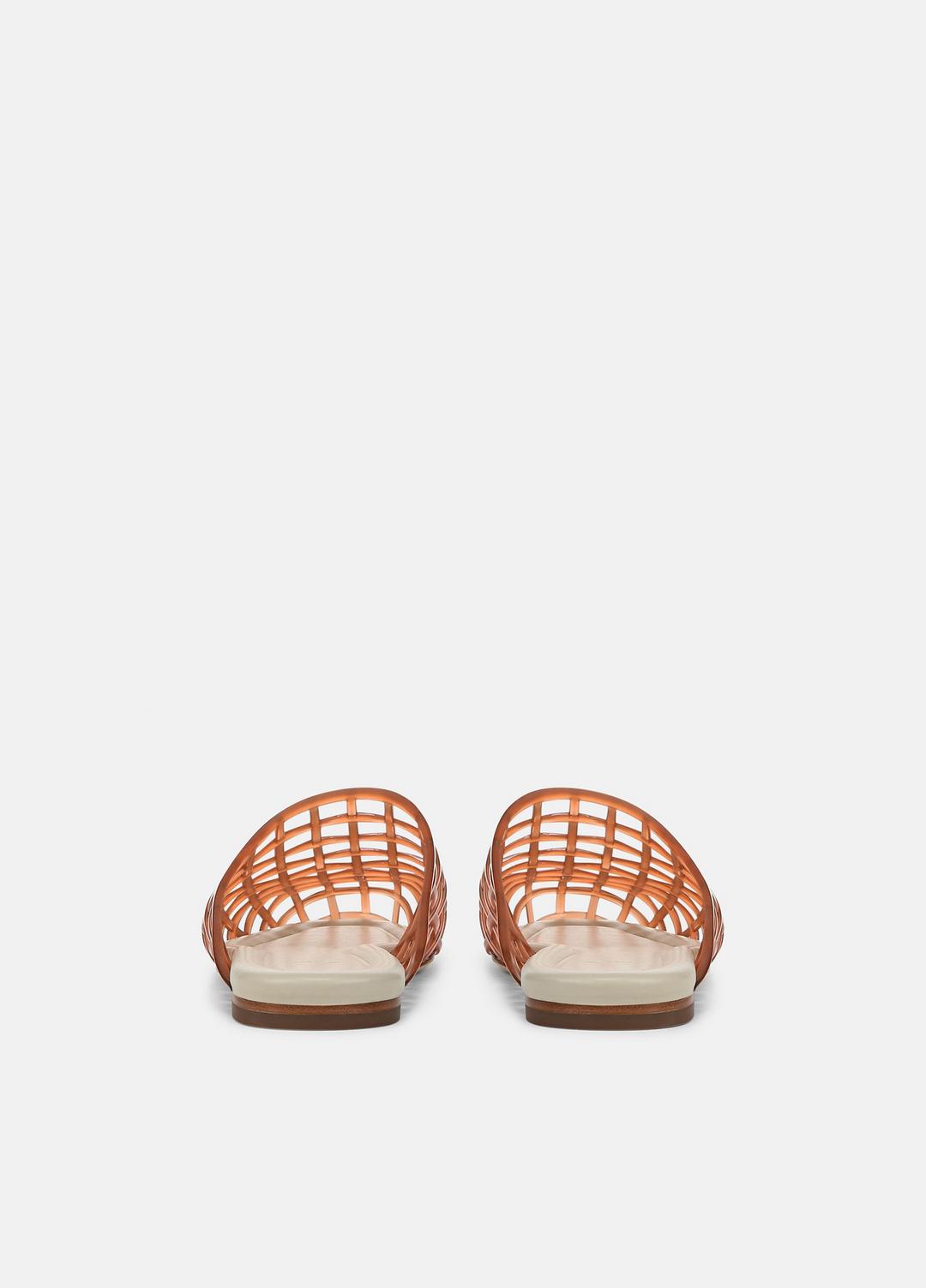 Barcelona Jelly Sandal in Sandals - DARK AMBER | VINCE Women
