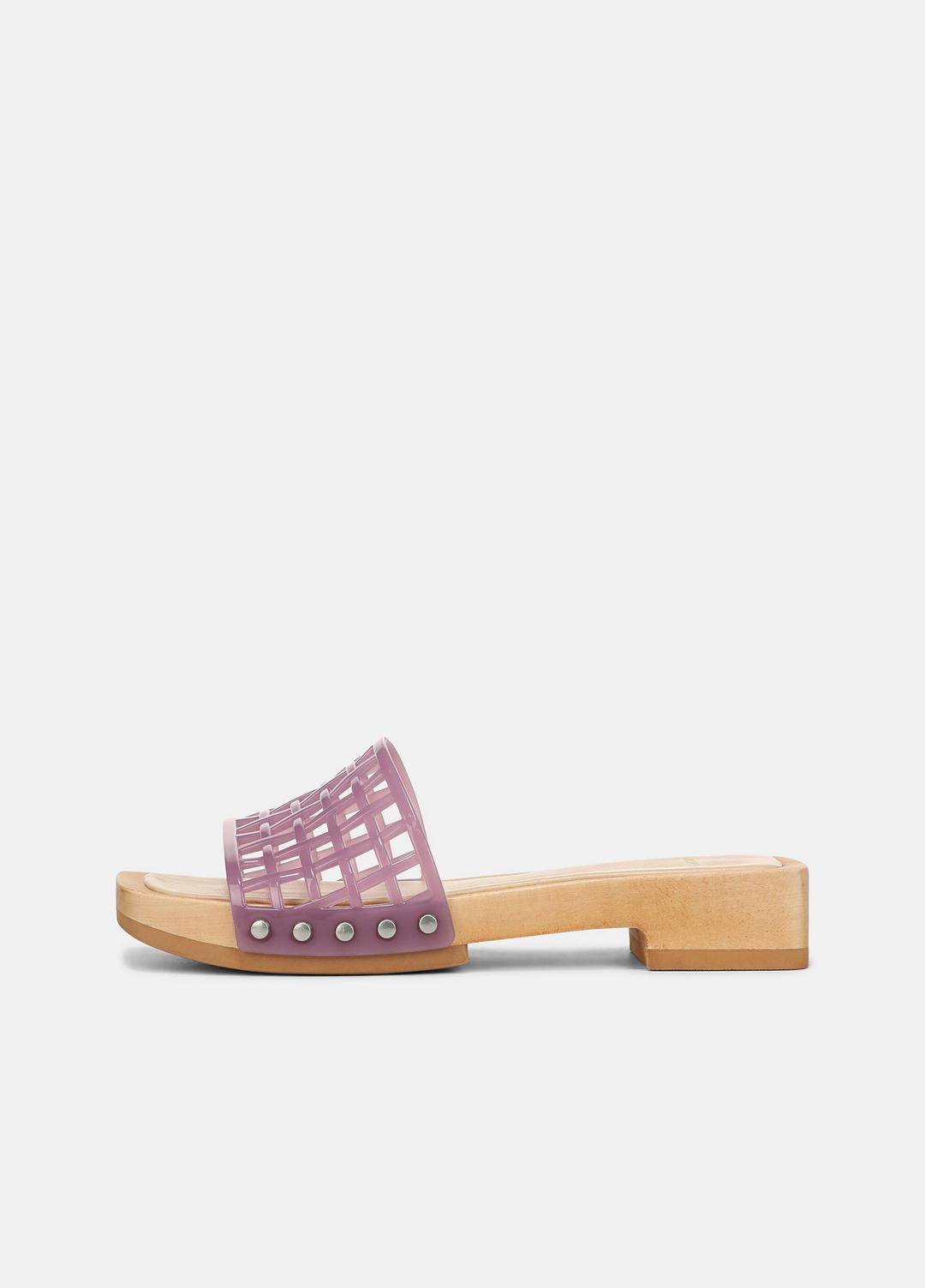 Barbara Jelly Slide Sandal in Sandals - AMETHYST | VINCE Women