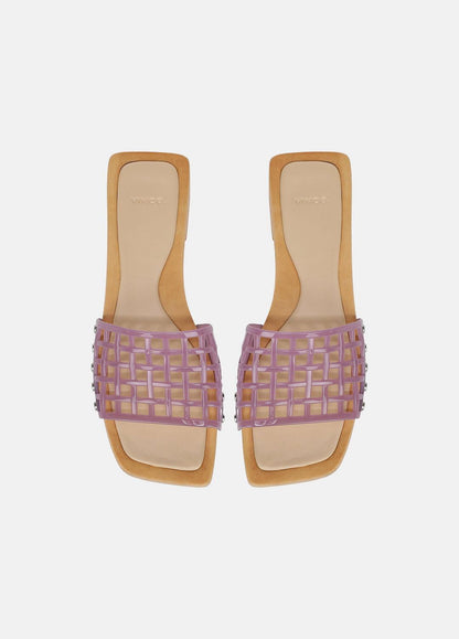 Barbara Jelly Slide Sandal in Sandals - AMETHYST | VINCE Women