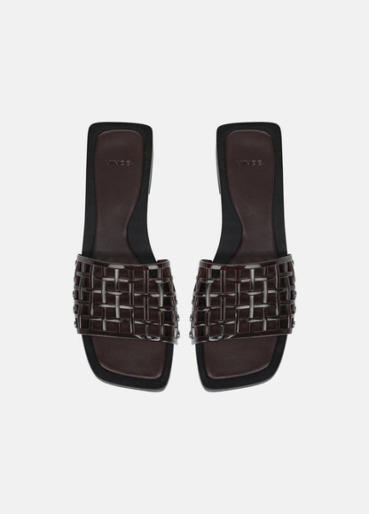 Barbara Jelly Slide Sandal in Sandals - GANACHE | VINCE Women
