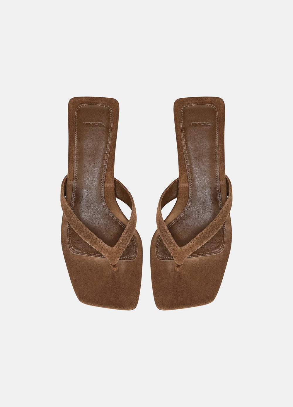 San Juan Suede Heeled Thong Sandal in Sandals - ELMWOOD | VINCE Women