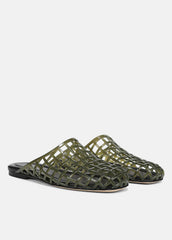 Barcelona Jelly Sandal in Sandals - CHIVE | VINCE Women