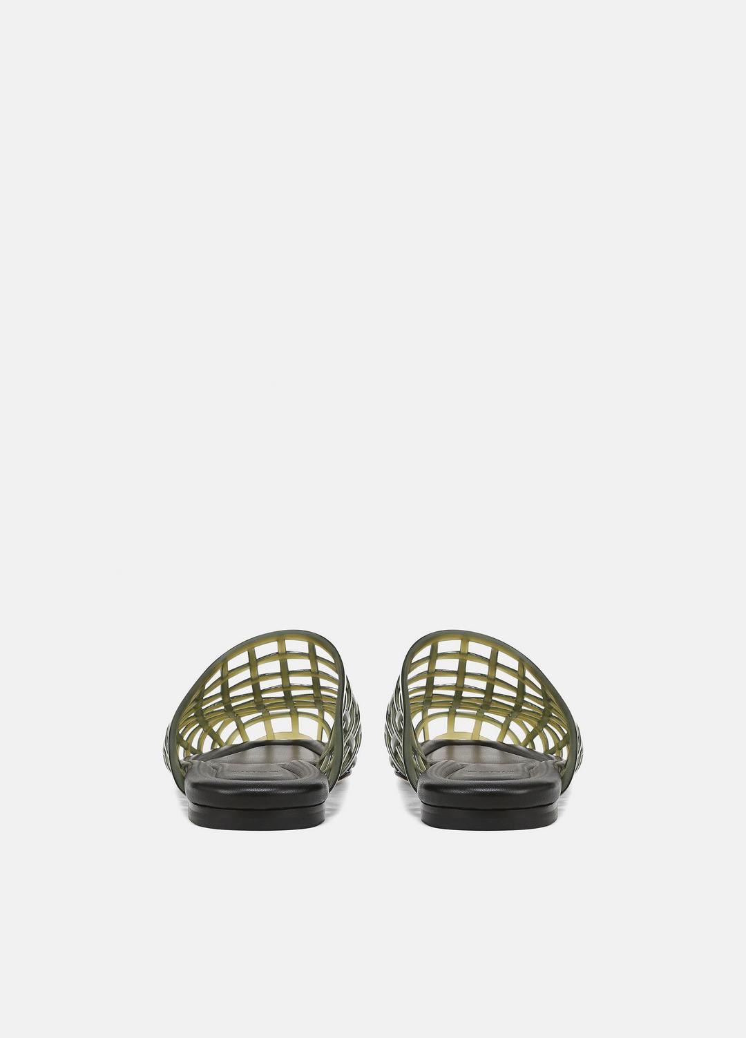 Barcelona Jelly Sandal in Sandals - CHIVE | VINCE Women