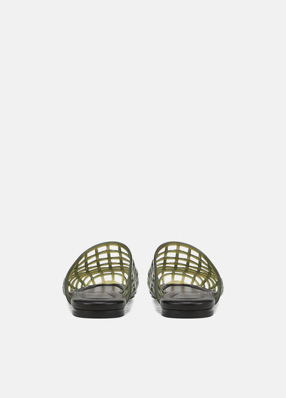 Barcelona Jelly Sandal in Sandals - CHIVE | VINCE Women