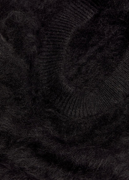 Brushed Cashmere Balaclava in Scarves & Hats - BLACK | VINCE Women