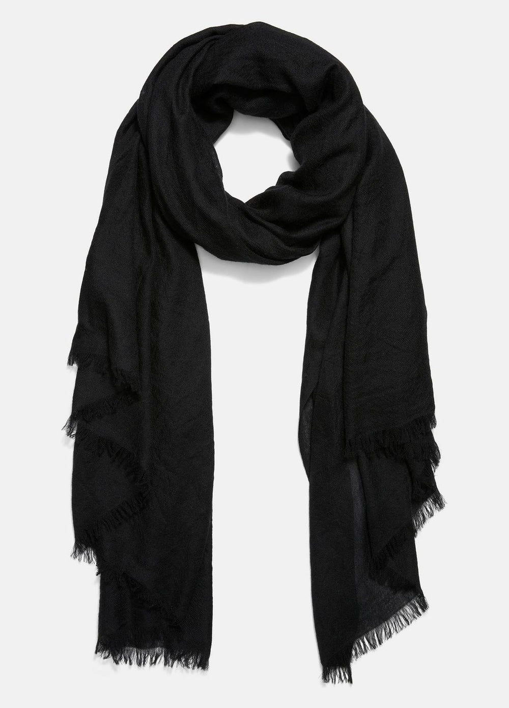 Lightweight Cashmere Scarf in Scarves & Hats - BLACK | VINCE Women
