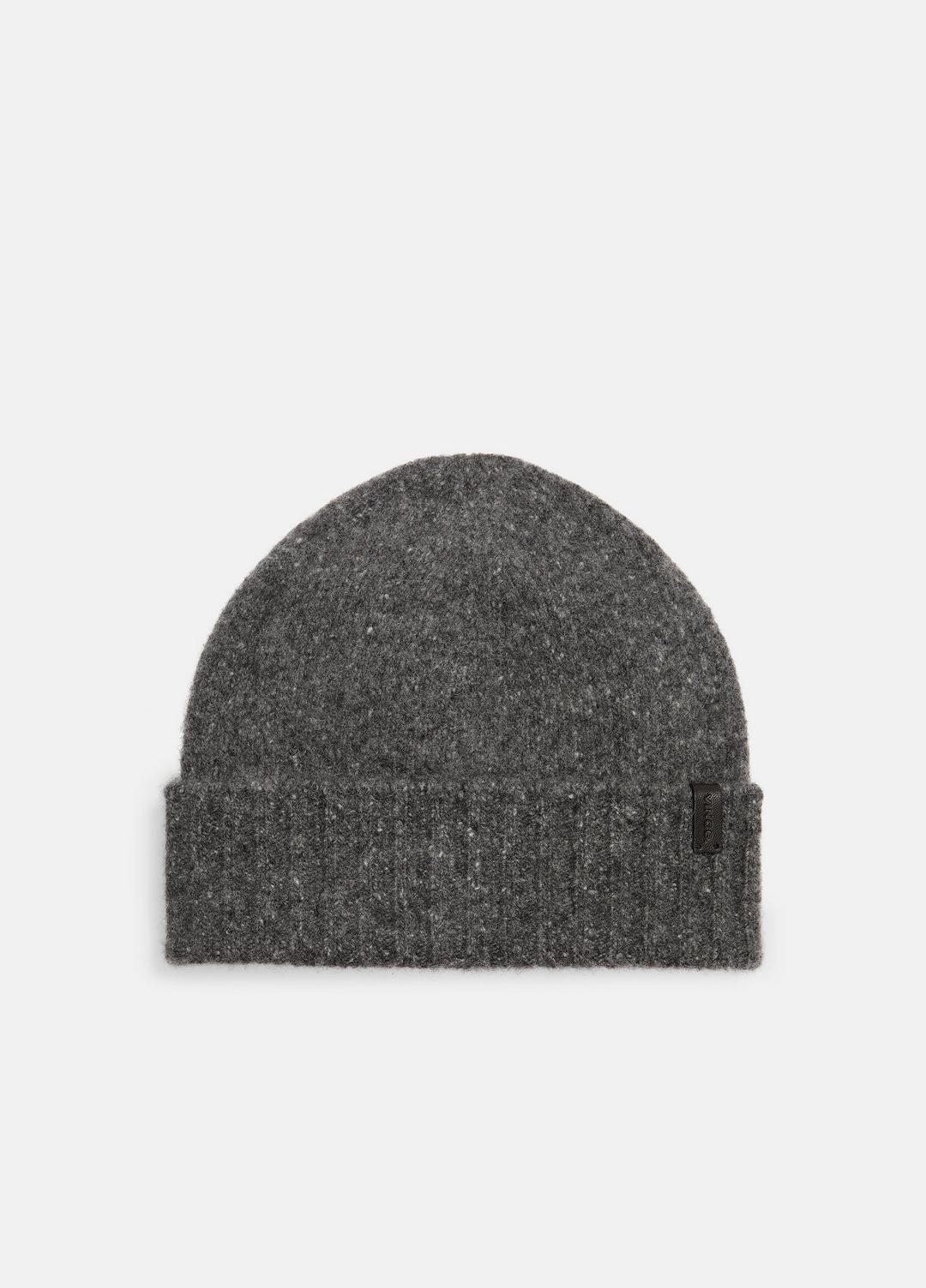 Donegal Cashmere Jersey Beanie in Scarves & Hats - CHARCOAL | VINCE Women
