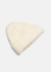 Brushed Cashmere Beanie in Scarves & Hats - IVORY | VINCE Women