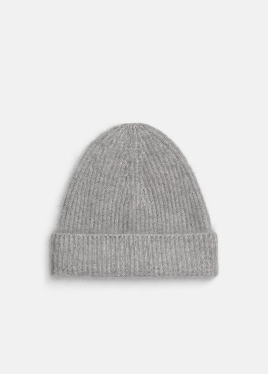 Brushed Cashmere Beanie in Scarves & Hats - HEATHER GREY | VINCE Women