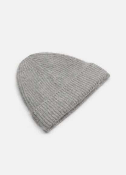Brushed Cashmere Beanie in Scarves & Hats - HEATHER GREY | VINCE Women