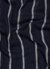 Cotton Gauze Awning Stripe Scarf in Scarves & Hats - COASTAL BLUE/OPTIC WHITE | VINCE Women