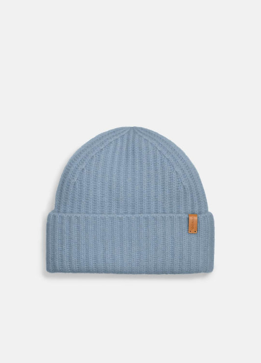 Plush Cashmere Chunky-Knit Beanie in Scarves & Hats - AMALFI BLUE | VINCE Women
