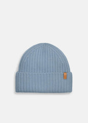 Plush Cashmere Chunky-Knit Beanie in Scarves & Hats - AMALFI BLUE | VINCE Women