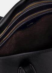 Athene Nappa Leather Tote in Handbags - BLACK | VINCE Women