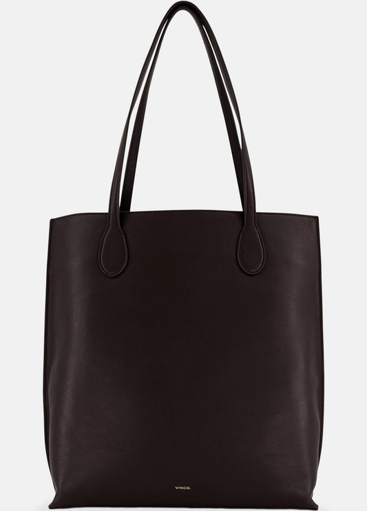Athene Nappa Leather Tote in Handbags - CACAO | VINCE Women