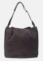 Ava Leather Bucket Bag in Handbags - CACAO | VINCE Women