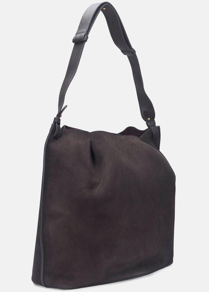 Ava Leather Bucket Bag in Handbags - CACAO | VINCE Women