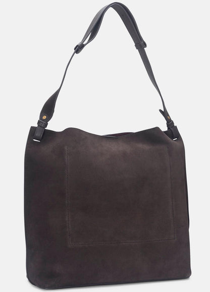 Ava Leather Bucket Bag in Handbags - CACAO | VINCE Women
