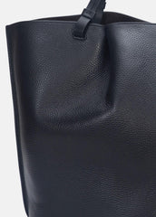 Ava Leather Tote in Handbags - BLACK | VINCE Women