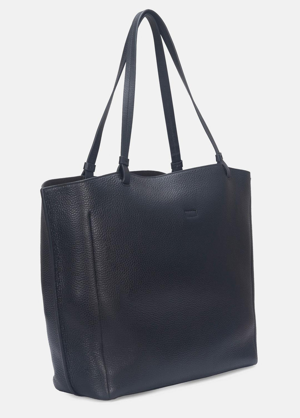 Ava Leather Tote in Handbags - BLACK | VINCE Women