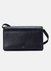 Leather Crossbody Wallet in Handbags - BLACK | VINCE Women