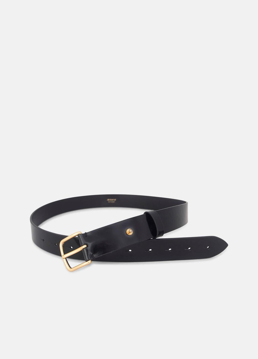 Women's 32mm Smooth Leather Belt in Belts - BLACK | VINCE Women