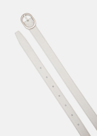 Women’s 20mm Stitched Lizard-Embossed Leather Belt in Belts - HORCHATA | VINCE Women