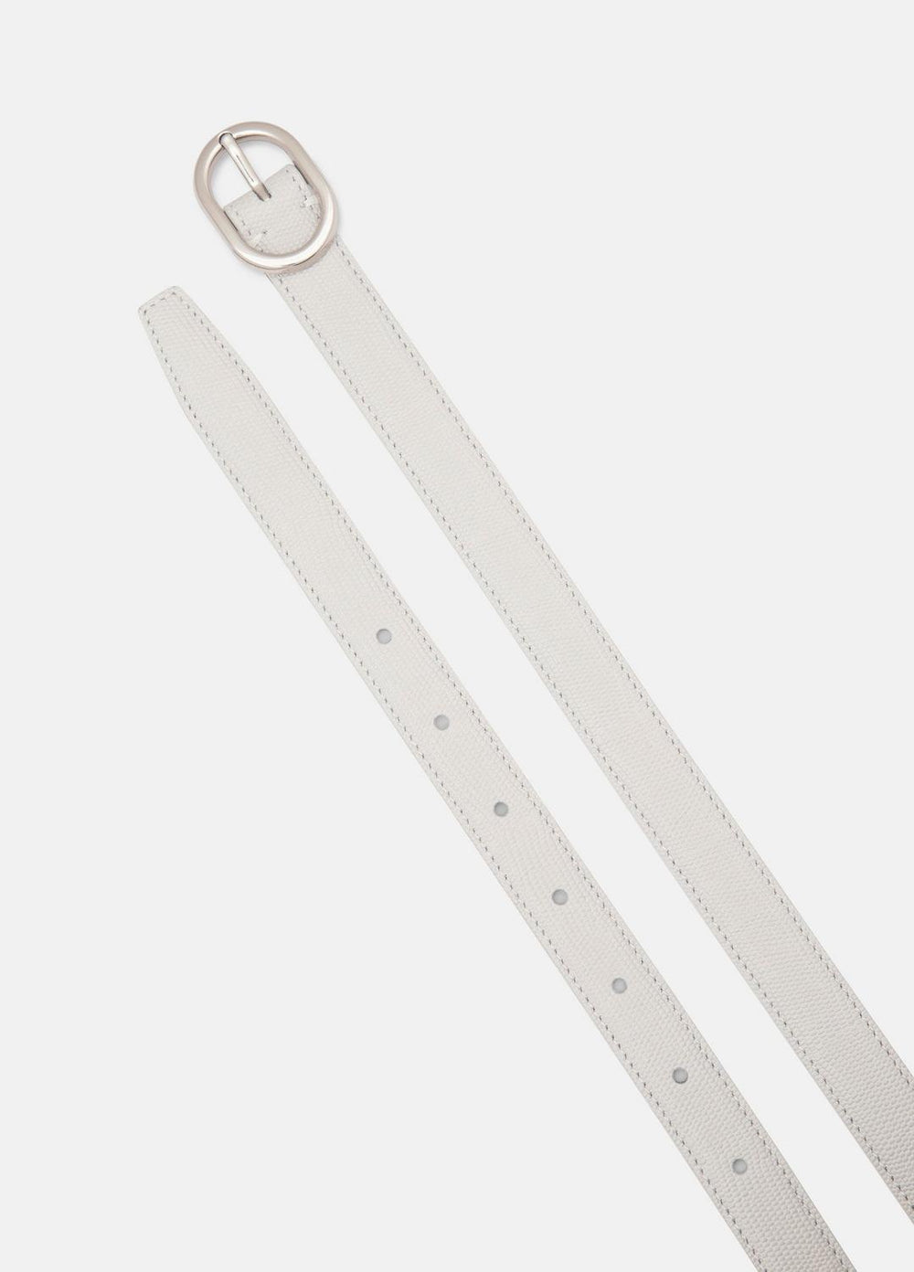 Women’s 20mm Stitched Lizard-Embossed Leather Belt in Belts - HORCHATA | VINCE Women