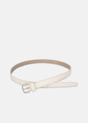 Women’s 20mm Stitched Leather Belt in Belts - MILK | VINCE Women